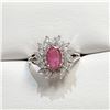 Image 1 : SILVER RUBY(1.2CT) RING SIZE 9