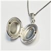 Image 2 : SILVER WITH ST SILVER CHAIN LOCKET