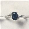 Image 1 : 10K  SAPPHIRE(1CT) DIAMOND(0.02CT) RING SIZE 7