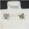 Image 1 : 14K  DIAMOND (0.22CT,SI,H-I) EARRINGS