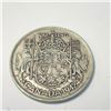 Image 2 : SILVER CANADIAN 50CENT 1942 COIN