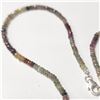 Image 2 : SILVER TOURMALINE 16"(APP 32CT) NECKLACE