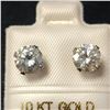 Image 1 : 10K  MOISSANITE(1.65CT) EARRINGS
