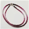 Image 1 : SILVER CERTIFIED RUBY(41.05CT) NECKLACE