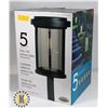 Image 1 : 5 PACK SOLAR LED PATHWAY LIGHTS VINTAGE STYLE