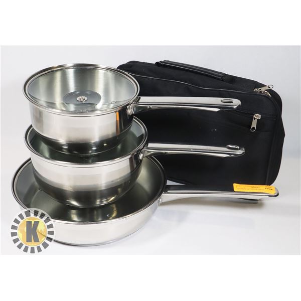 BUNDLE OF ASSORTED POTS/ PANS