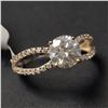 Image 2 : 10K YELLOW GOLD MOISSANITE(1.75CT)  RING