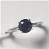 Image 2 : 14K WHITE GOLD BLACK DIAMOND(1.4CT)