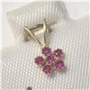 Image 2 : 14K YELLOW GOLD RUBY PENDANT, MADE IN CANADA