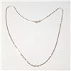 Image 1 : 18K ROSE GOLD 0.78G 16" NECKLACE