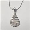 Image 1 : SILVER OPENABLE 16" NECKLACE