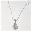 Image 2 : SILVER OPENABLE 16" NECKLACE