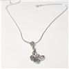 Image 2 : SILVER CZ 16" NECKLACE