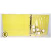 Image 1 : YELLOW D RING BINDER & 5 SETACOLOR OPAQUE PAINTS
