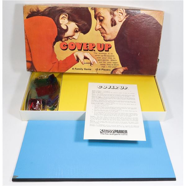 VINTAGE PARKER BROTHER COVER UP GAME