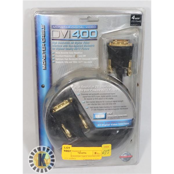 NEW MONSTER CABLE DVI 400 (4M 13.1' LONG)