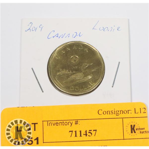 2019 CANADIAN LOONIE