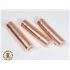 THREE ROLLS UNCIRCULATED 2011 CANADIAN PENNIES