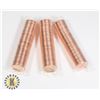 THREE ROLLS UNCIRCULATED 2012 CANADIAN PENNIES