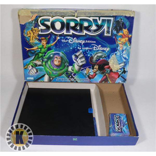 SORRY DISNEY EDITION GAME