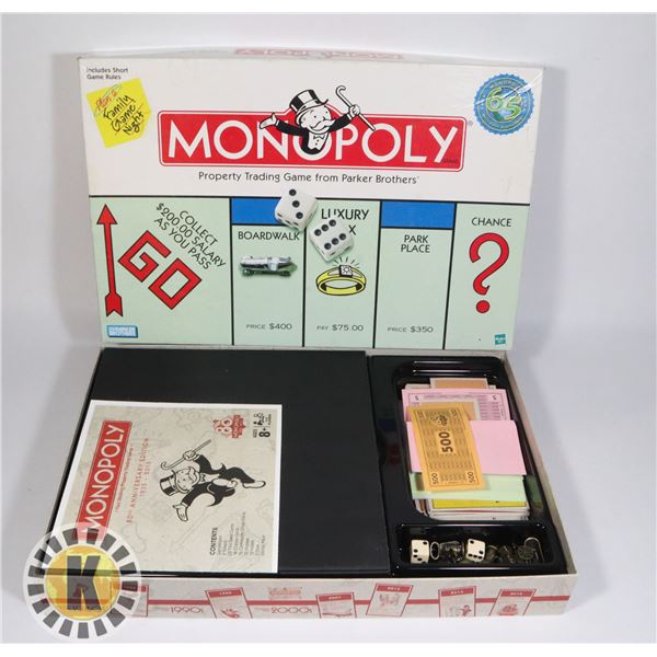 MONOPOLY BOARD GAME