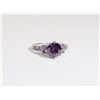 Image 1 : NEW PURPLE RHINESTONE RING