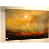 Image 2 : Large laminate canvas, and a small framed picture (approx. 40" x 5 feet and 22.5" x 20")