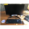 Image 1 : Samsung LCD Monitor and a HP keyboard, a mouse