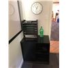 Image 2 : Whiteboard, a filing cabinet, a files organizer, and a wall clock