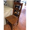 Image 2 : An office desk with a wooden chair - approx. 5" x 28.5" x 29.5"