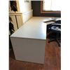 Image 2 : 3 pieces work desk with an office chair - approx. 88.5" x 66.5" x 30"