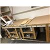 Image 2 : Custom made heavy duty wooden table (approx. 17ft long x 4ft wide)