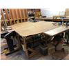 Image 1 : Custom made heavy duty wooden table for under pinners (approx. 8ft x 12ft)