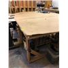 Image 2 : Custom made heavy duty wooden table for under pinners (approx. 8ft x 12ft)