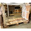 Image 2 : Large group of mirrors w/ wooden casing (approx. 5ft x 43in)