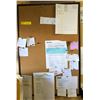 Image 3 : HTN 3 drawer filing cabinet & weekly calendar board w/ shelving