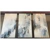 Image 1 : Group of 3 large canvases