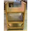 Image 1 : Group of 2 wooden 3 tier custom made carts