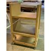 Image 2 : Group of 2 wooden 3 tier custom made carts