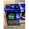 Image 2 : Shelf lot w/ contents - screws (for wood frames) / large anchors (for T screws) / small Uline weight