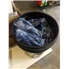 Image 2 : BUCKET AND 3 BOXES OF SAFETY GOGGLES AND GLASSES