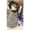 Image 2 : BOX OF LEATHER GLOVES WITH CAR MATS, ROPE AND MORE