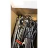 Image 7 : BOX AND 2 BINS OF SOCKETS AND WRENCHES