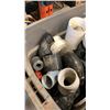 Image 7 : TOTE OF PLUMBING FITTINGS AND FUEL LINE