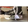 Image 3 : BAUER SIZE Y9 ICE SKATES AND CCM USA SIZE 2 ICE SKATES