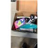 Image 6 : BAUER SIZE Y9 ICE SKATES AND CCM USA SIZE 2 ICE SKATES