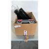 Image 1 : ARROW ELECTRIC STAPLER AND BOX OF TOOLS AND PIPE CLEANERS