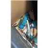 Image 3 : ARROW ELECTRIC STAPLER AND BOX OF TOOLS AND PIPE CLEANERS