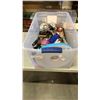 Image 1 : TOTE OF TOOLS AND SHOP SUPPLIES