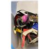 Image 4 : TOTE OF TOOLS AND SHOP SUPPLIES